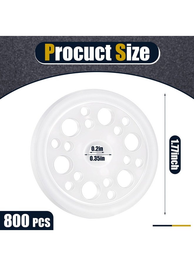 Taiyin Taiyin 800 Pcs 1.77 Inch/ 45 mm Plastic Washers Foam Board Insulation Load Spreading Polypropylene Washers for Fixing and Supporting Rigid Foam Spreading for Screws Nail  - Image 2