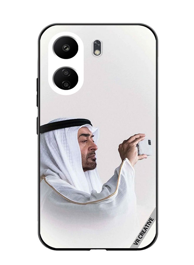 VR CREATIVE Protective Case Cover For Xiaomi Redmi 13C Sheikh Mohamed Bin Zayed Al Nahyan Design Multicolour - Image 1