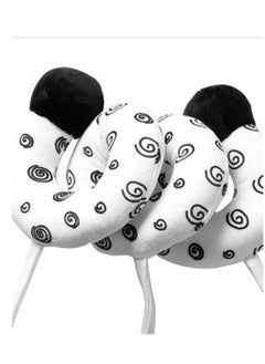 Generic Baby crib hanging around the bed toy baby stroller black and white animal with bell bed bell doll ready for sale  - Image 2