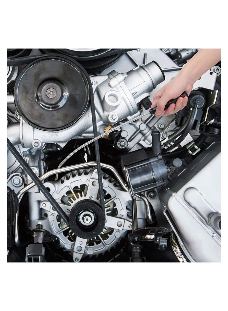 2 Pack Bendable and Flexible Magnet Tool 24 Inch Versatile Magnet Sweeper for Difficult-to-Reach Home Sink Drains Car Keys Bolts - Image 5