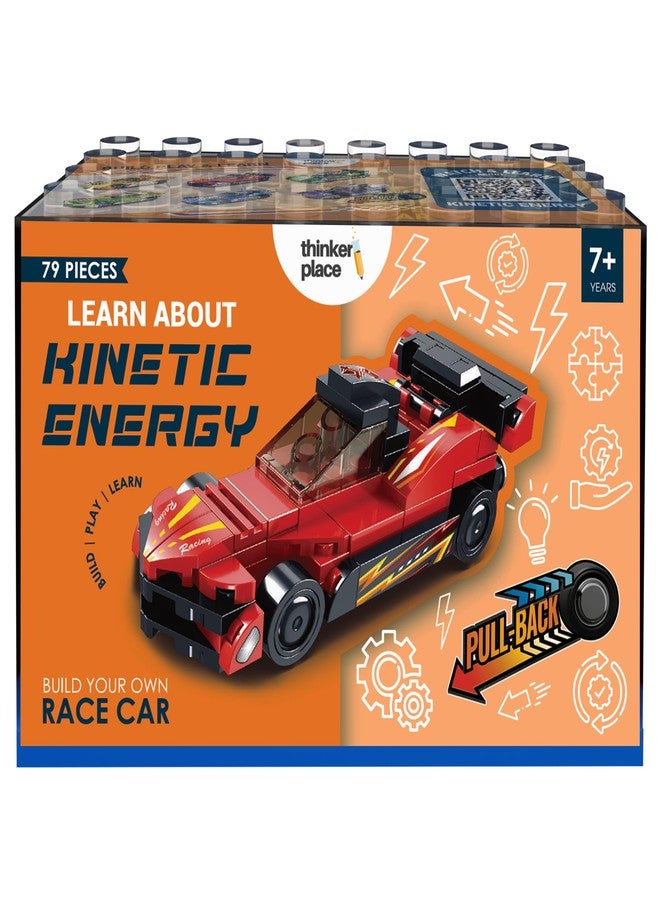 ThinkerPlace STEM Racing Car Pull Back Building Blocks Set (79Pcs) | DIY Speed Car Toy for Kids 6+ Years (Boys & Girls) | Friction Powered Racing Toy | Creativity & Motor Skills Development - Image 2