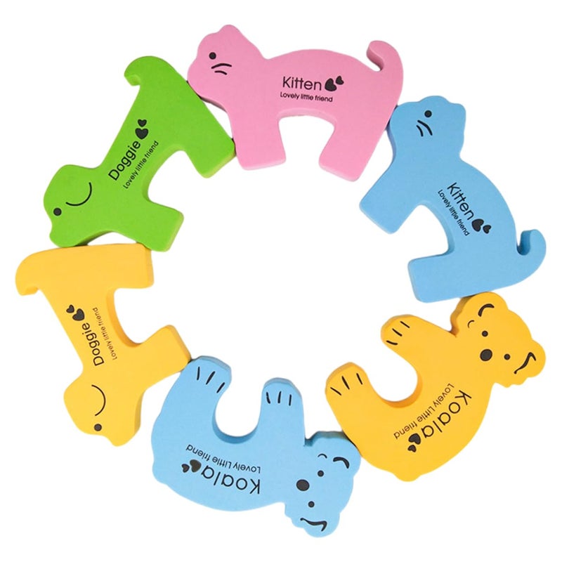 6 Pack Door Slam Stopper Safety Pinch Guards Child Proofing Essentials White - Image 2