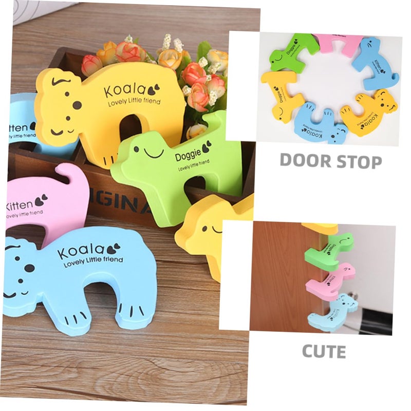 6 Pack Door Slam Stopper Safety Pinch Guards Child Proofing Essentials White - Image 4