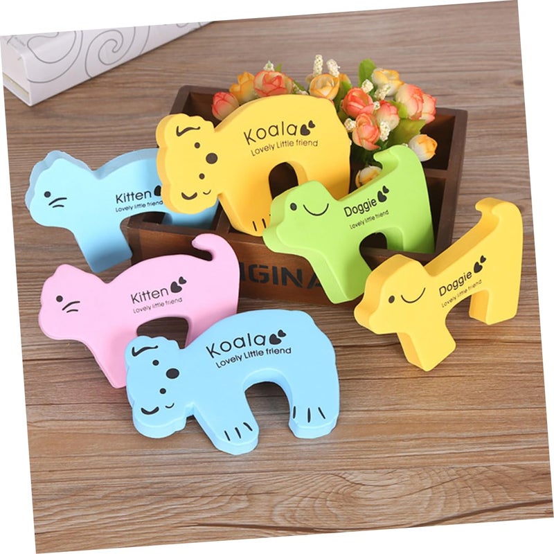 6 Pack Door Slam Stopper Safety Pinch Guards Child Proofing Essentials White - Image 3