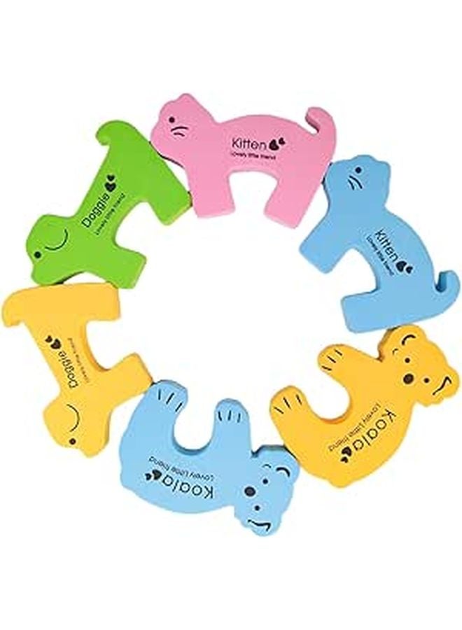 6 Pack Door Slam Stopper Safety Pinch Guards Child Proofing Essentials White - Image 1
