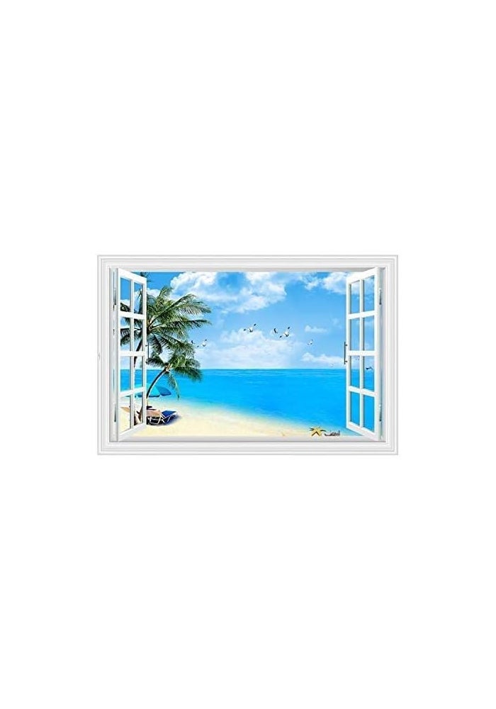 BPA 3D Wallpaper Coconut Beach View - Image 3