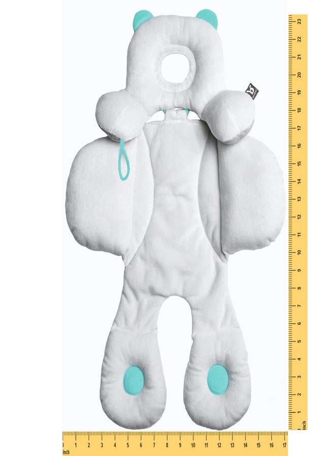 BENBAT Total Body Baby Support Pillow - Stroller Or Car Seat Baby Body Support Pillow - Baby Head Support Pillow and Body Support for Babies - Newborn Gifts and Gifts for Baby Shower (White) - Image 5
