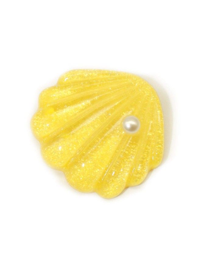 Healthy Care Shell Pearl Starfish Hair Clip Set For Women Girlspearl Starfish Hairpins Shell Hair Clips Fashion Sweet Beach Hair Accessories Birthday Valentines Wedding Day Best Gifts Yellow - Image 3