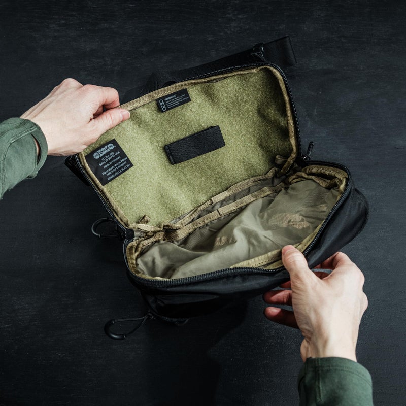 Eberlestock Bando Bag XL - Tactical Men's Fanny Pack w/Adjustable Waist Belt, Zippered Pockets, Compact Lightweight Belt Bag, Everyday Hip Pouch for Travel Outdoor Running Hunting, Military Green - Image 5