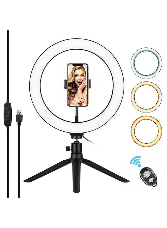 NIBEMINENT LED Ring Light With Tripod Stand multicolour - Image 5