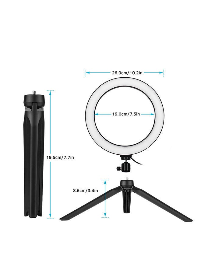 NIBEMINENT LED Ring Light With Tripod Stand multicolour - Image 4