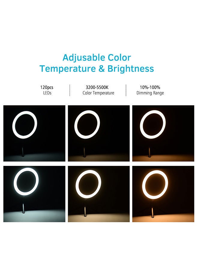 NIBEMINENT LED Ring Light With Tripod Stand multicolour - Image 2