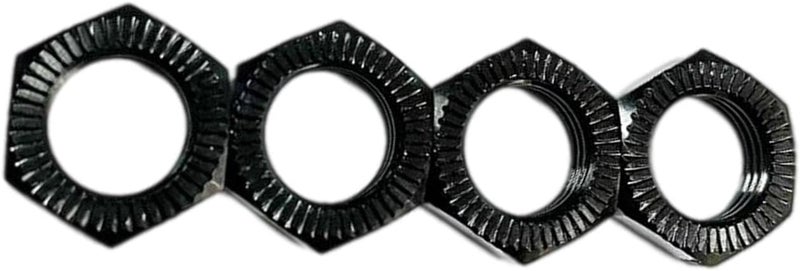 klarako Set of 4 17mm Hex Wheel Nut RC Car for 6S Notorious Karton Outcast Typhon , for HSP 1:7 1:8 Remote Control Car Body Parts Replacement , Black - Image 2