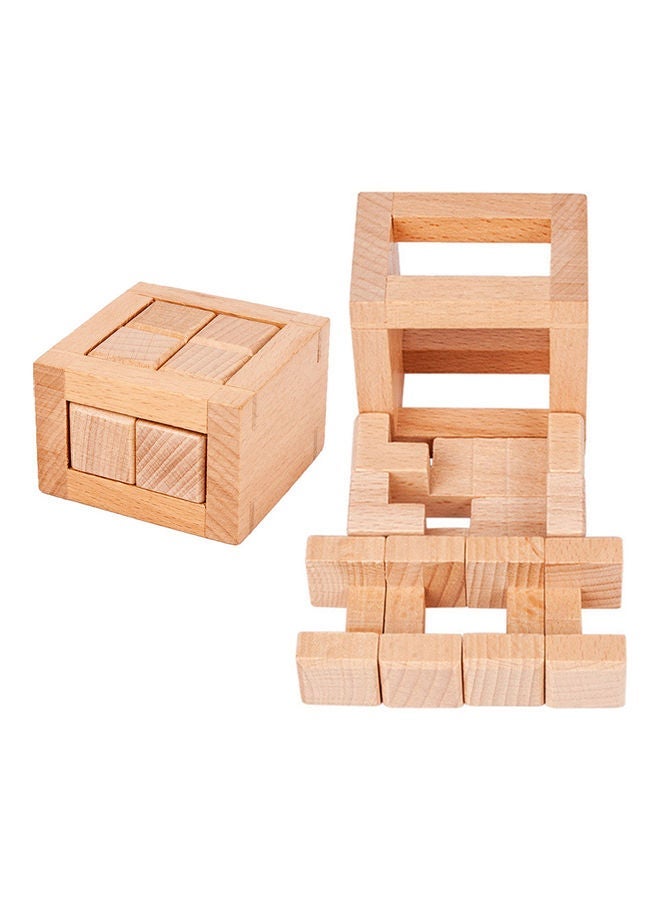 NIBEMINENT Wooden Kongming Luban Lock Brain Teaser - Image 2