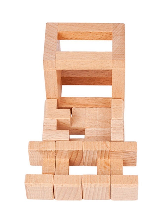 NIBEMINENT Wooden Kongming Luban Lock Brain Teaser - Image 3