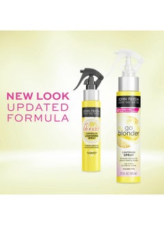 John Frieda Sheer Blonde Go Blonder Lightening Spray, Controlled Hair Lightener To Gradually Lighten Hair, With Citrus And Chamomile Blondmend Technology, 3.5 Ounce  - Image 2