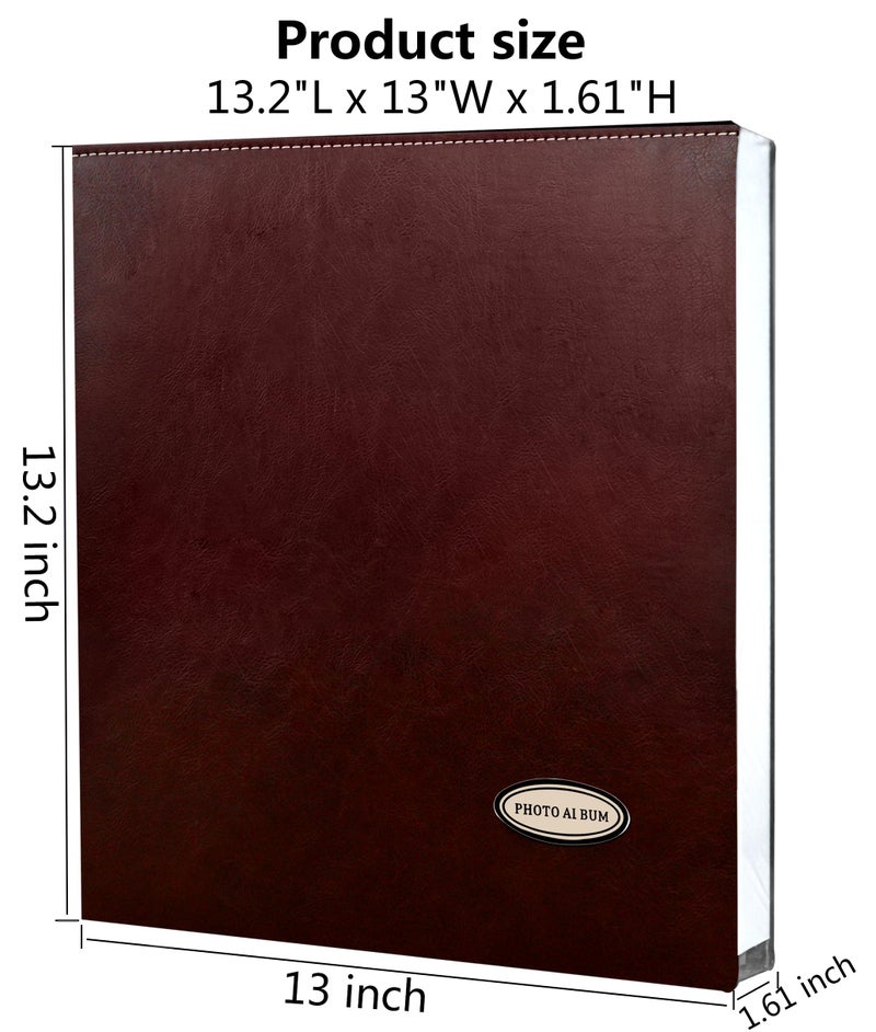 Zoview Self-Adhesive Photo Album, Dust-free, glue free and waterproof Scrapbook Album, Family album, Leather Cover, Hand Made DIY Albums Holds 3x5, 4x6, 5x7, 6x8,8x10 photos - Image 4