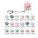 mintcaps Keyboard Fidget Toy Fidget Keychain with Led Light Button Keyboard Clicker Fidget Toy for Adults Stress Relief Keyboard Fidget Clicker red - Image 2