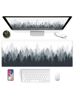 FlashHawk Large Mouse Pad 900*400mm Size,Anti-Skid Gaming Mouse Pad Office Desk Mat Desk Pad for Computers Laptop Black/Grey/White  - Image 3