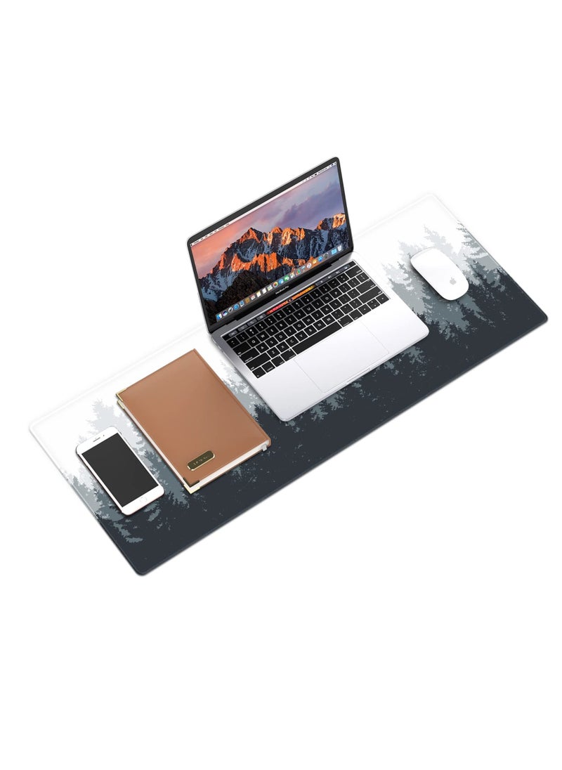 FlashHawk - Large Mouse Pad 900*400mm Size,Anti-Skid Gaming Mouse Pad Office Desk Mat Desk Pad for Computers Laptop Black/Grey/White - Image 1