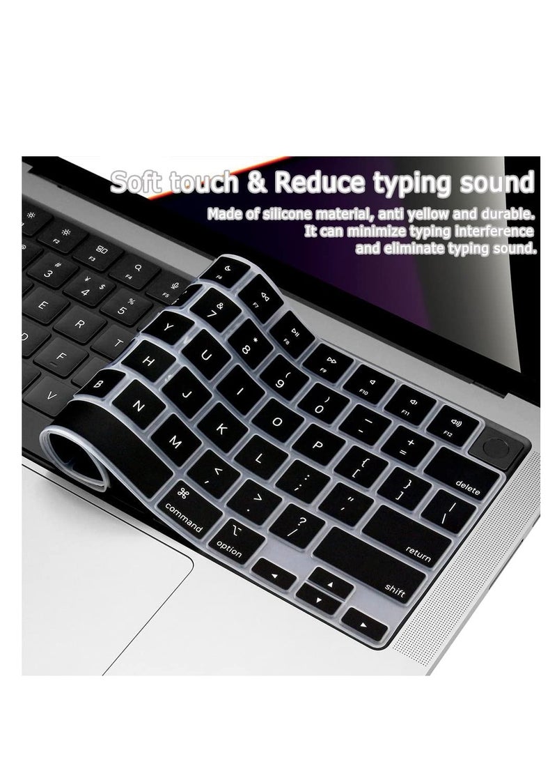 Generic Ultra Thin Silicone Keyboard Cover Compatible with MacBook Air 13 / Air 15 / Pro 14 / Pro 16 inch (Model A3113 A3114 A2918 A2992 A2991 A2681 A2941 A2779 A2442 A2780 A2485)  - Image 1