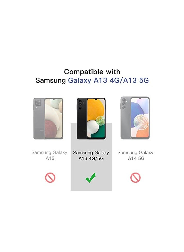 JETech Screen Protector for Samsung Galaxy A13 / A13 5G with Camera Lens Protector, Tempered Glass Film, HD Clear, 2-Pack Each - Image 2