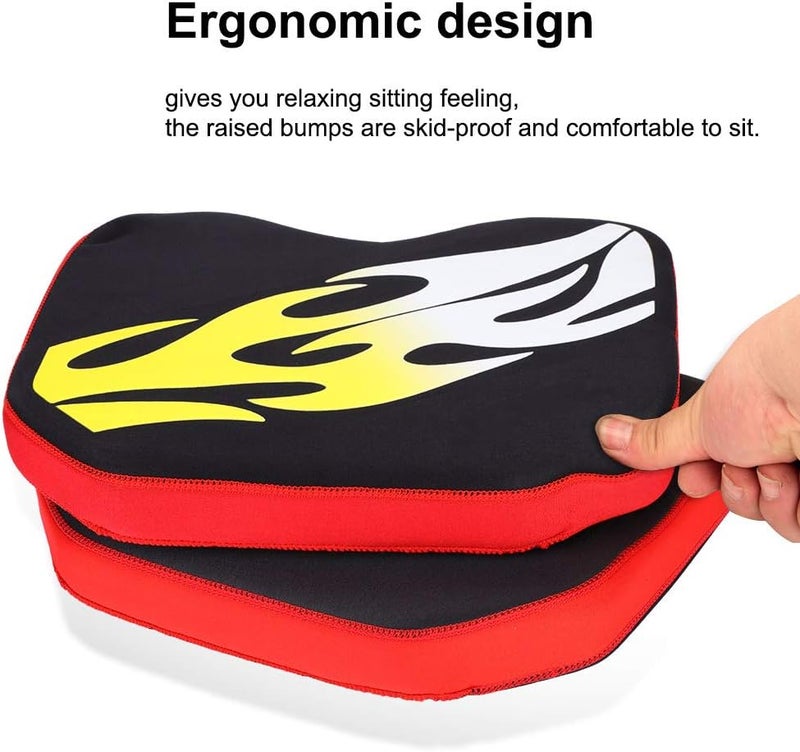 woobles Kayak Seat Cushion Thicken Cushion Pad Boating Seat Cushions Pad Seat Cushion Pad(Flame) - Image 5