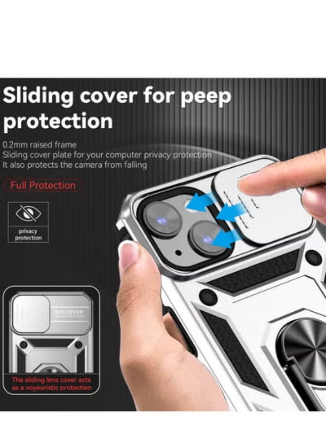 GULFLINK Back Cover Phone Protect Case For iPhone 14 Silver - Image 4