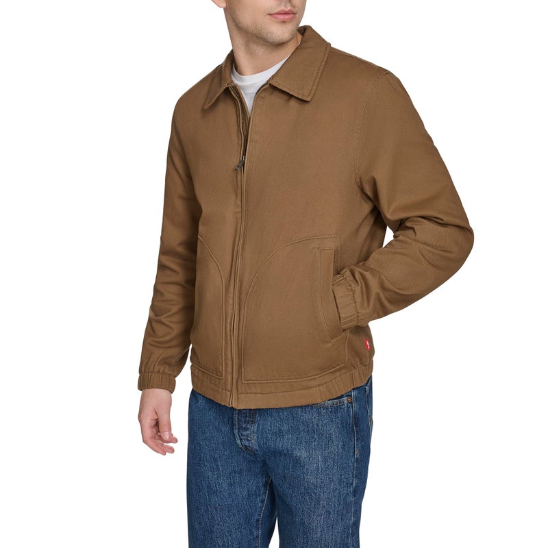 Levi's Men's Laydown Collar Cotton Depot Jacket, Worker Brown, X-Large - Image 3