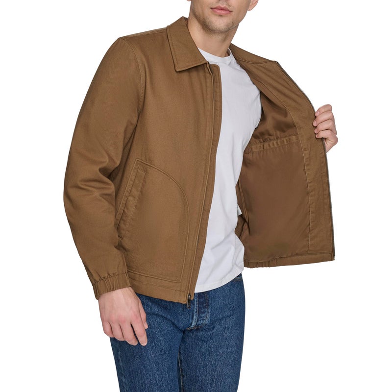Levi's Men's Laydown Collar Cotton Depot Jacket, Worker Brown, X-Large - Image 4