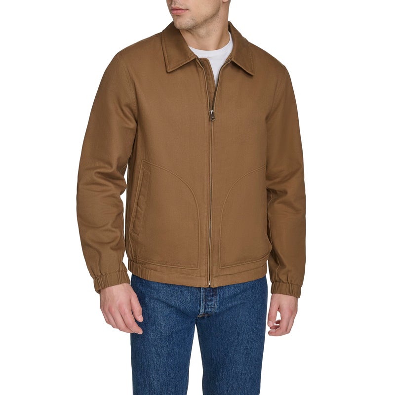 Levi's Men's Laydown Collar Cotton Depot Jacket, Worker Brown, X-Large - Image 1