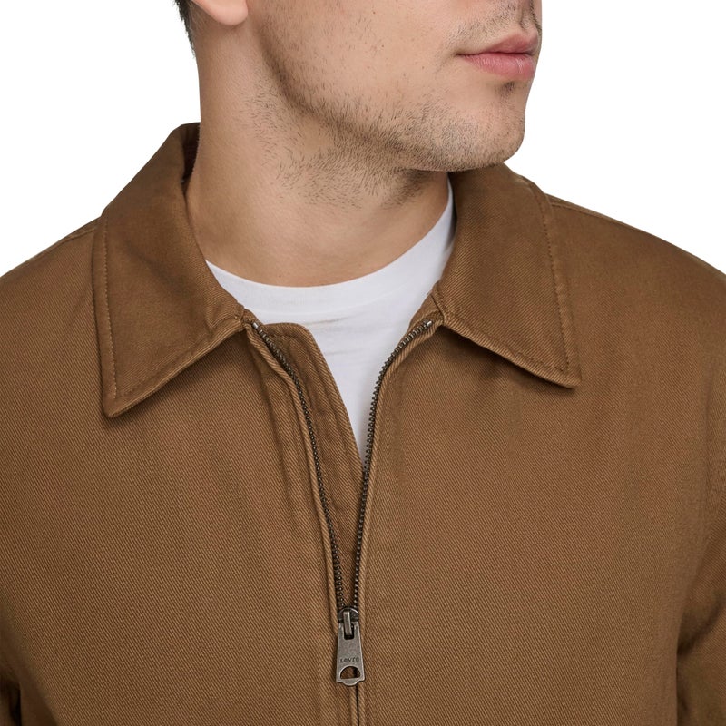 Levi's Men's Laydown Collar Cotton Depot Jacket, Worker Brown, X-Large - Image 2