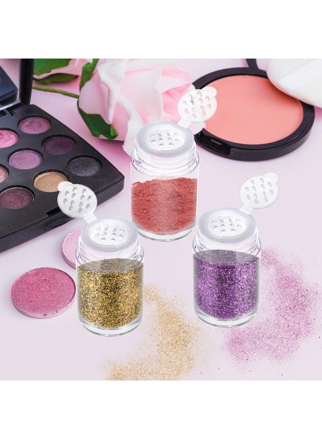 RAYNAG 6 Pieces Mini Empty Loose Powder Bottle Travel Cosmetic Glitter Powder Eye Shadow Powder Box With Sifter And Lids (12 Holes) - Image 3