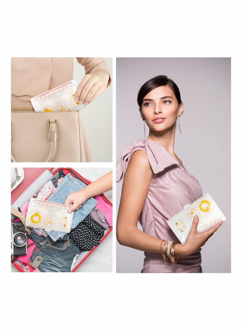 KASTWAVE Transparent Jewelry Storage Book(160 Card Slots&30 Ziplock Bag) - Image 4