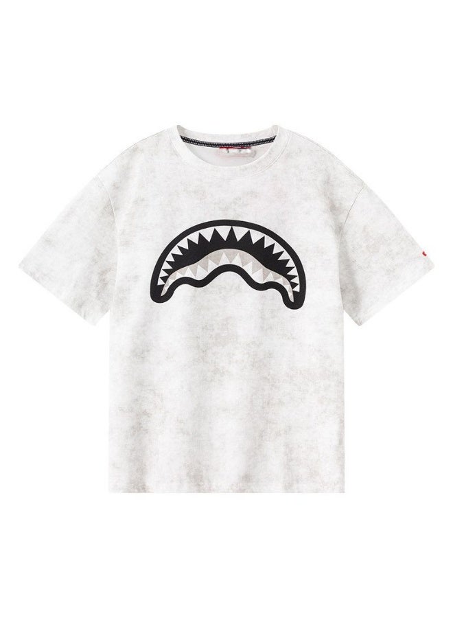 SG  shark-mouth design T-shirt For men and women - Image 1