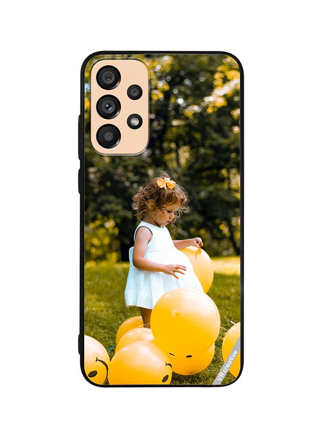 VR CREATIVE Protective Case Cover For Samsung Galaxy A72 Happy Hapie Smiley Design Multicolour - Image 1