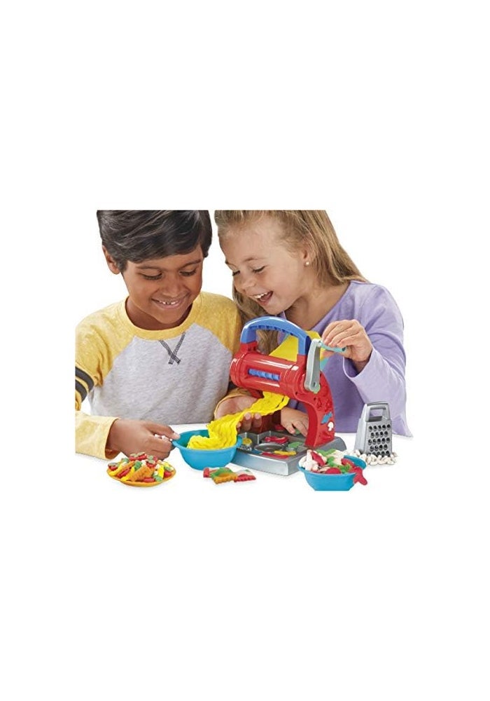 Play-Doh مجموعة اللعب حفلة النودلز من لاي-دو مطبخ الإبداعات للأطفال من 3 سنوات فما فوق مع 5 ألوان غير سامة، متعدد الألوان - Image 2