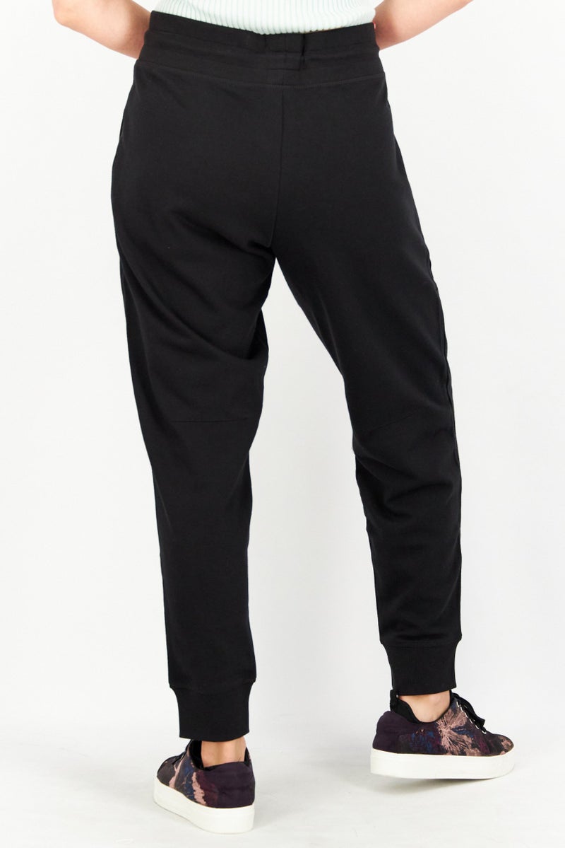 New Balance Women Sportswear Brand Logo Training Sweatpants, Black - Image 4