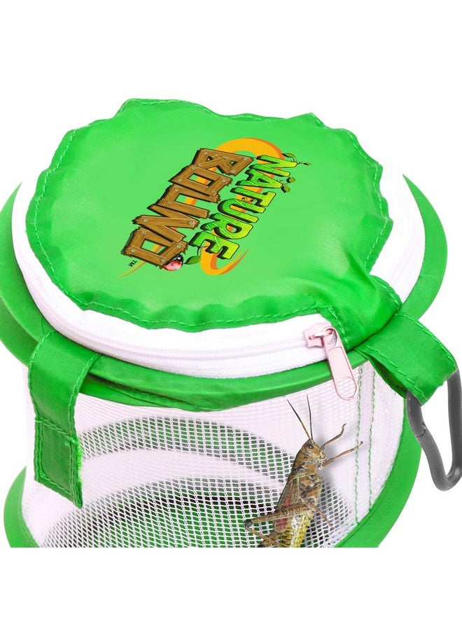 Nature Bound Nb528 Pop Up Critter Catcher Habitat Kit With Carabiner Clip & Zipper Lid One Size Green  - Image 3