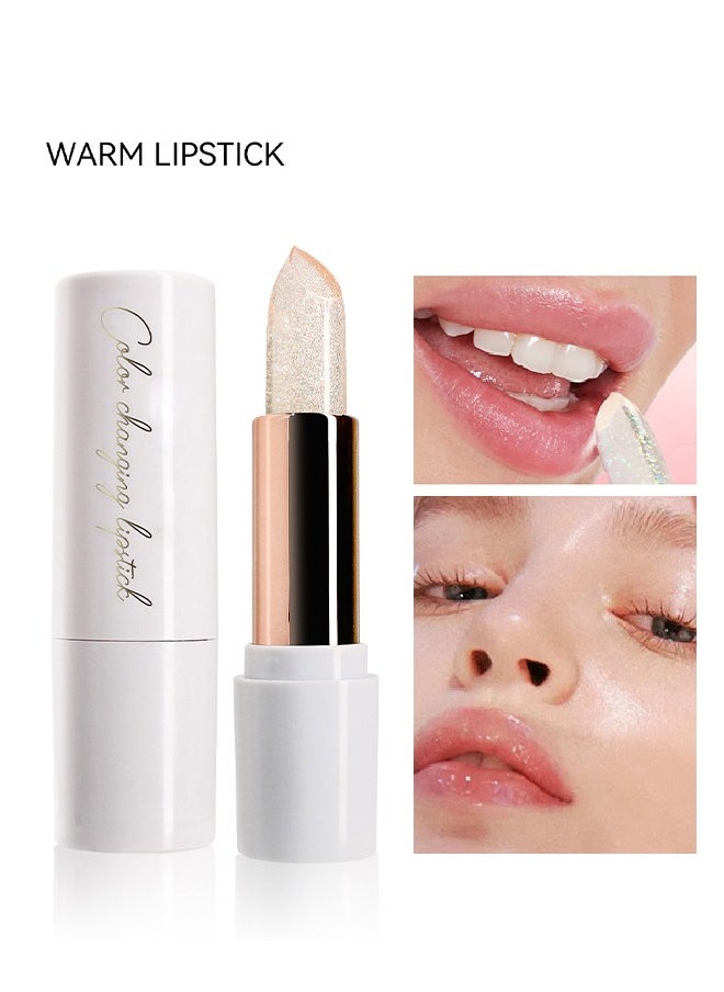 Julystar Color Changing Lipstick- Jelly Magic Color Changing Lipstick,PH Clear Temperature Color Changing Lip Gloss,Lip Balm,Long Lasting Nourishing Moisturizing Lip Stick#01  - Image 1