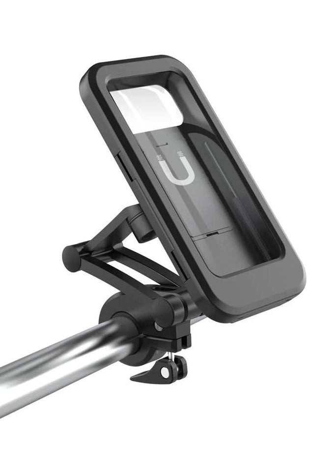 Adjustable Motorcycle Bike Phone Holder Case Outdoor Waterproof Handlebar Mobile Support Mount - Image 2
