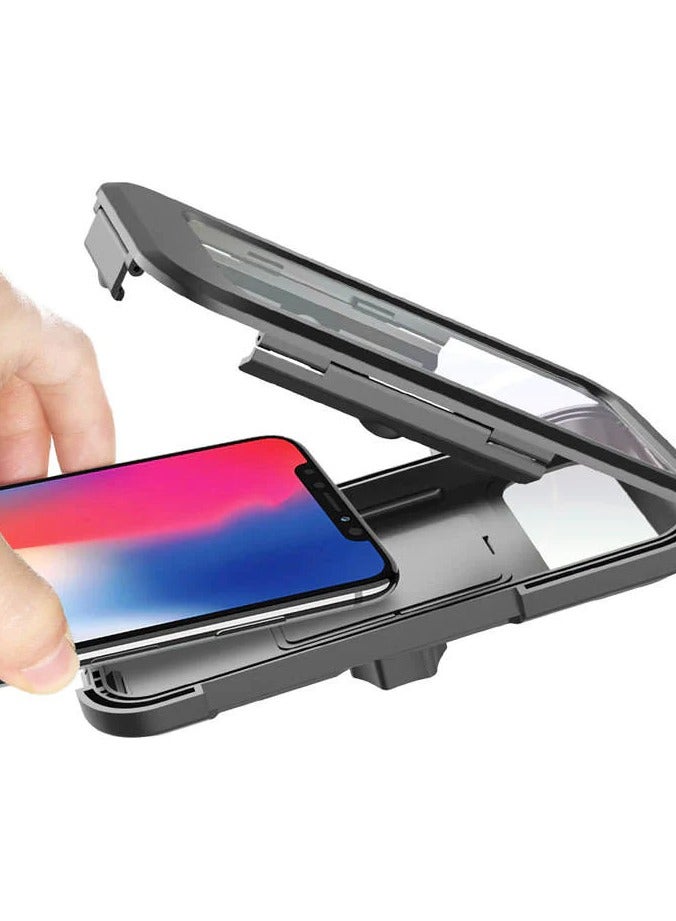 Adjustable Motorcycle Bike Phone Holder Case Outdoor Waterproof Handlebar Mobile Support Mount - Image 5