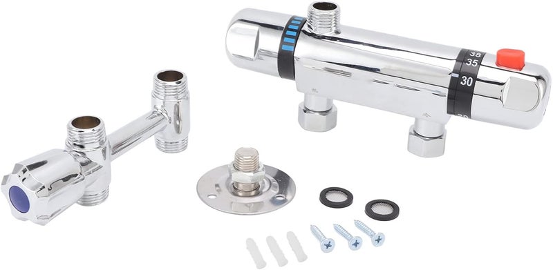 Thermostatic Mixing Valve Control Shower Constant Temp Temperature Mixing Valve - Image 1