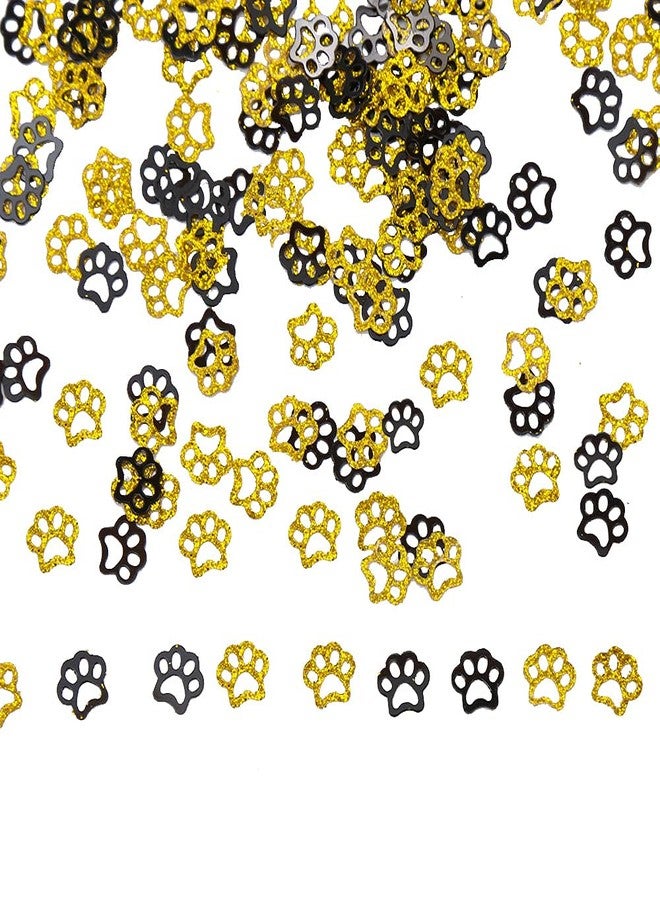 Ucity Glitter Paw Print Confetti, Dog Paw Print Table Confetti for Baby Shower Wedding Birthday Party Tropical Jungle Party Decorations by Ucity - Image 2