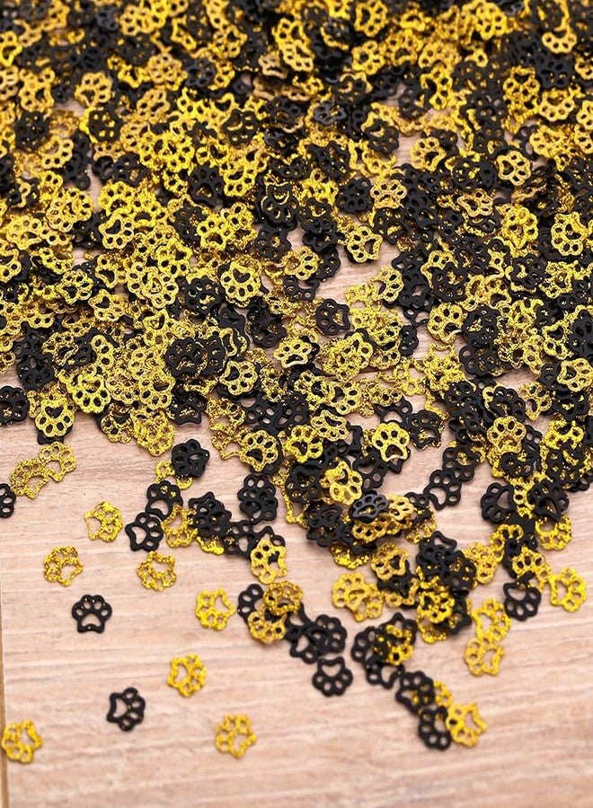 Ucity Glitter Paw Print Confetti, Dog Paw Print Table Confetti for Baby Shower Wedding Birthday Party Tropical Jungle Party Decorations by Ucity - Image 5