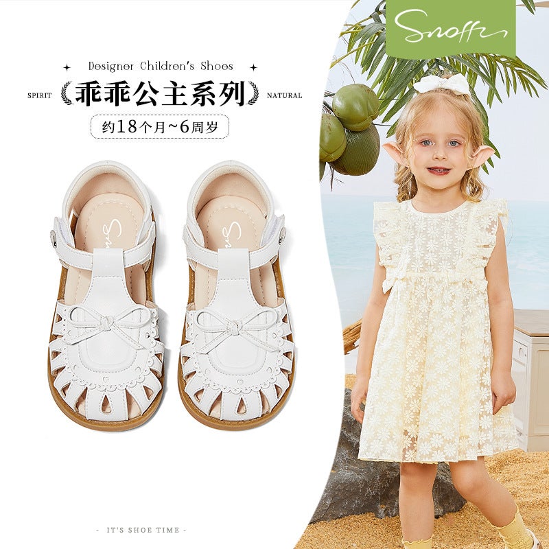 Snafi Girls Sandals Children'S Princess Shoes 2025 Girls Soft Sole Non-Slip Baby Shoes - Image 2