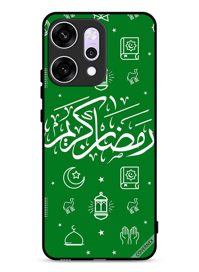Covernex Oppo Reno14 Pro Protective Case Cover Ramadan Kareem Green - Image 1