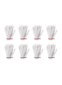 LAWAZIM Gloves - 8 Pairs, 34.5g - Seamless Knit Work Gloves with Wrist Protection and Breathable Cotton Fabric - Ideal for Construction, Mechanics, Warehouse, Industrial, Gardening, and Automotive  - Image 2