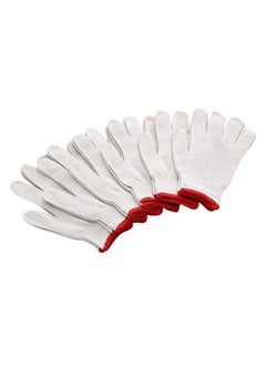LAWAZIM Gloves - 8 Pairs, 34.5g - Seamless Knit Work Gloves with Wrist Protection and Breathable Cotton Fabric - Ideal for Construction, Mechanics, Warehouse, Industrial, Gardening, and Automotive  - Image 1