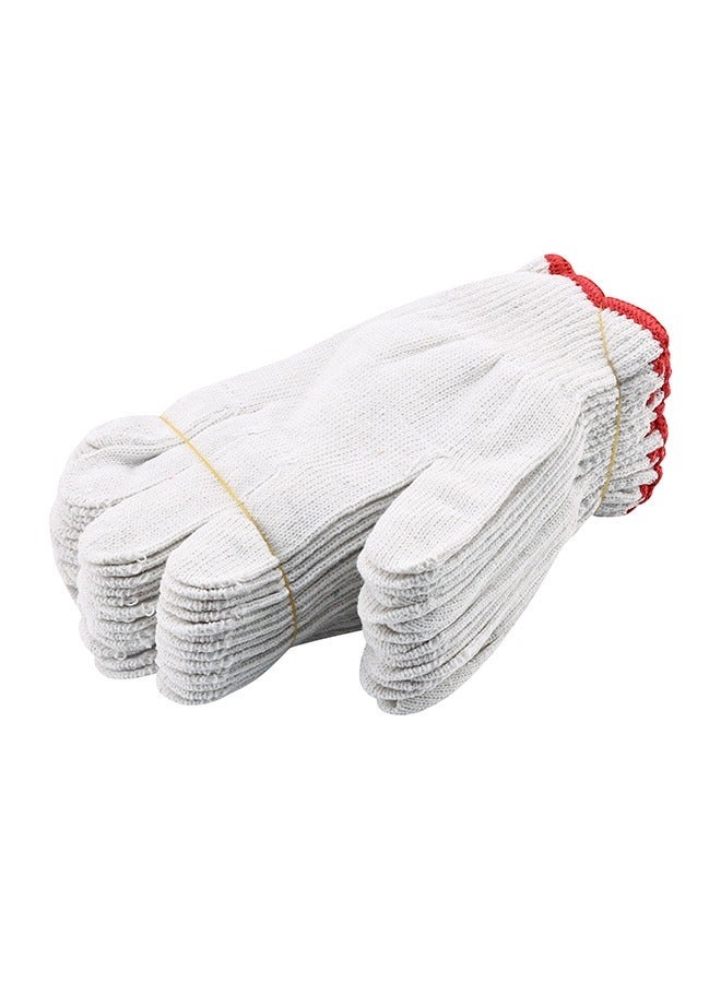 LAWAZIM Gloves - 8 Pairs, 34.5g - Seamless Knit Work Gloves with Wrist Protection and Breathable Cotton Fabric - Ideal for Construction, Mechanics, Warehouse, Industrial, Gardening, and Automotive - Image 3